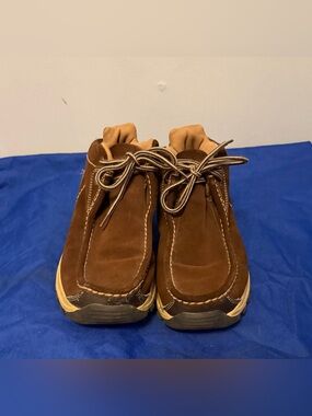 Brown 100% real Suede Chukka Boots